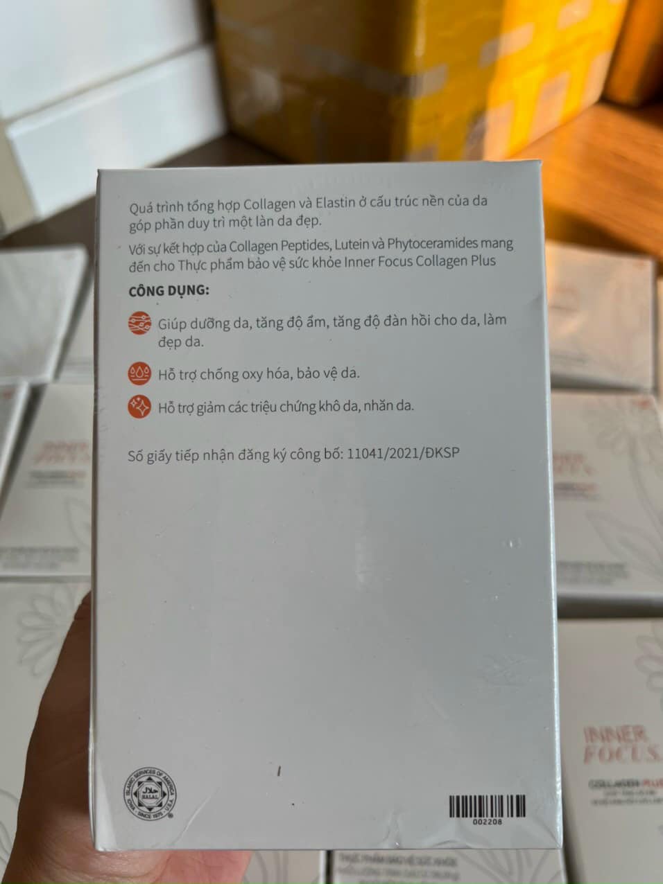 Collagen Inner Focus Nuskin colagen đẹp da mờ nám