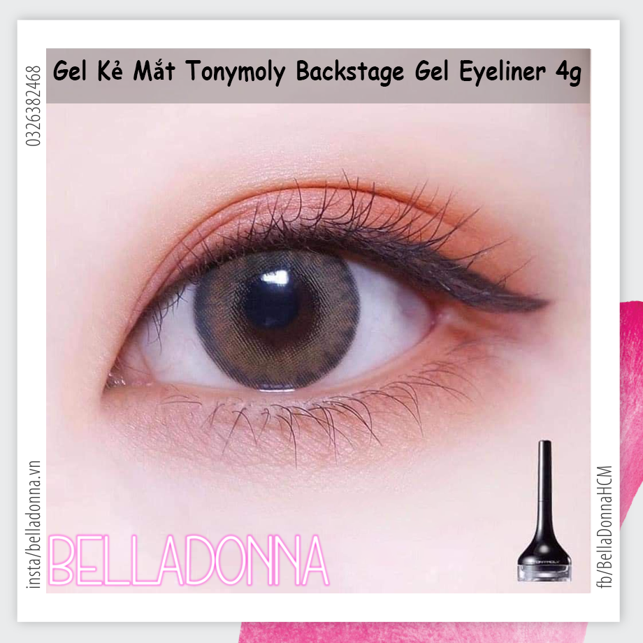 Gel Kẻ Mắt Chống Trôi TonyMoly Backstage Gel Eyeliner 4g