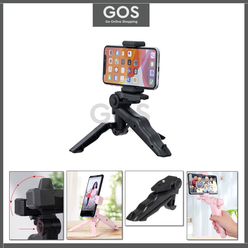 Tripod HP Mini HD32 Stand Tempat Dudukan Handphone Holder Tripot