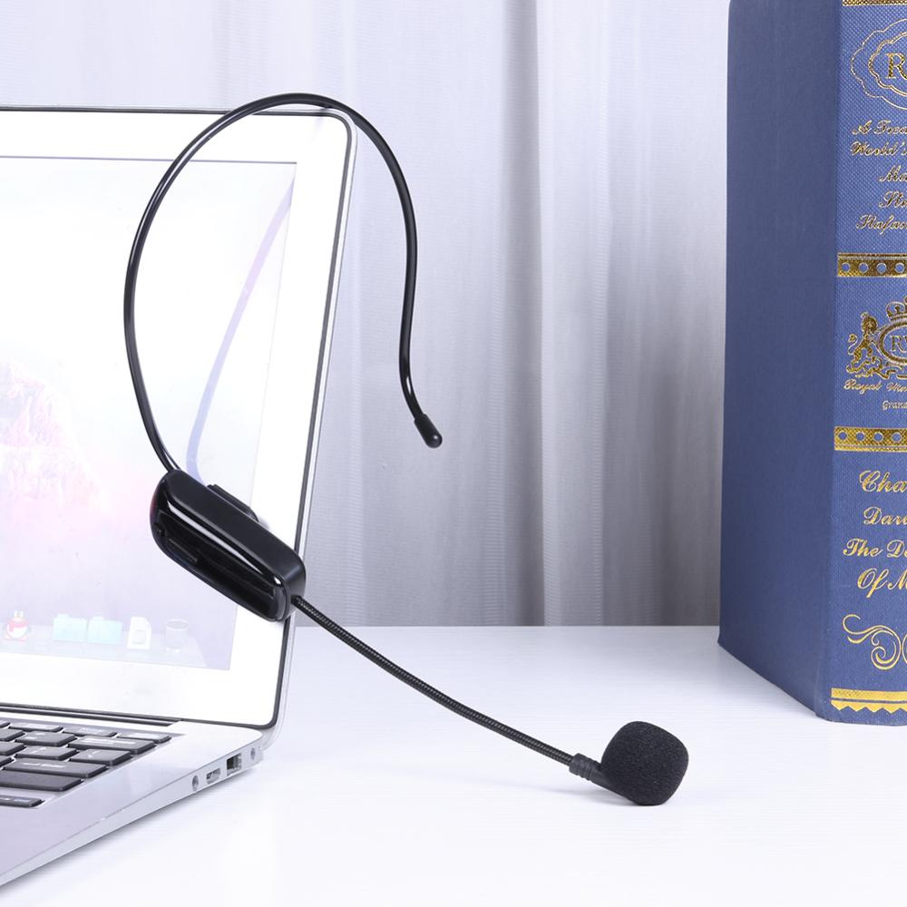 UHF Headset Wireless Microphone with Receiver for Teaching Voice Amplifier