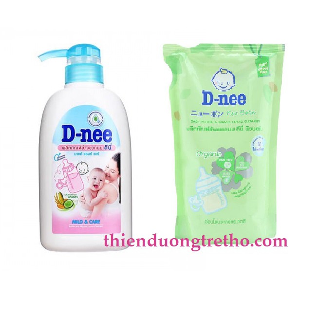 Nước rửa bình sữa Dnee 500ml (Chính hãng có tem Công ty Đại Thịnh)