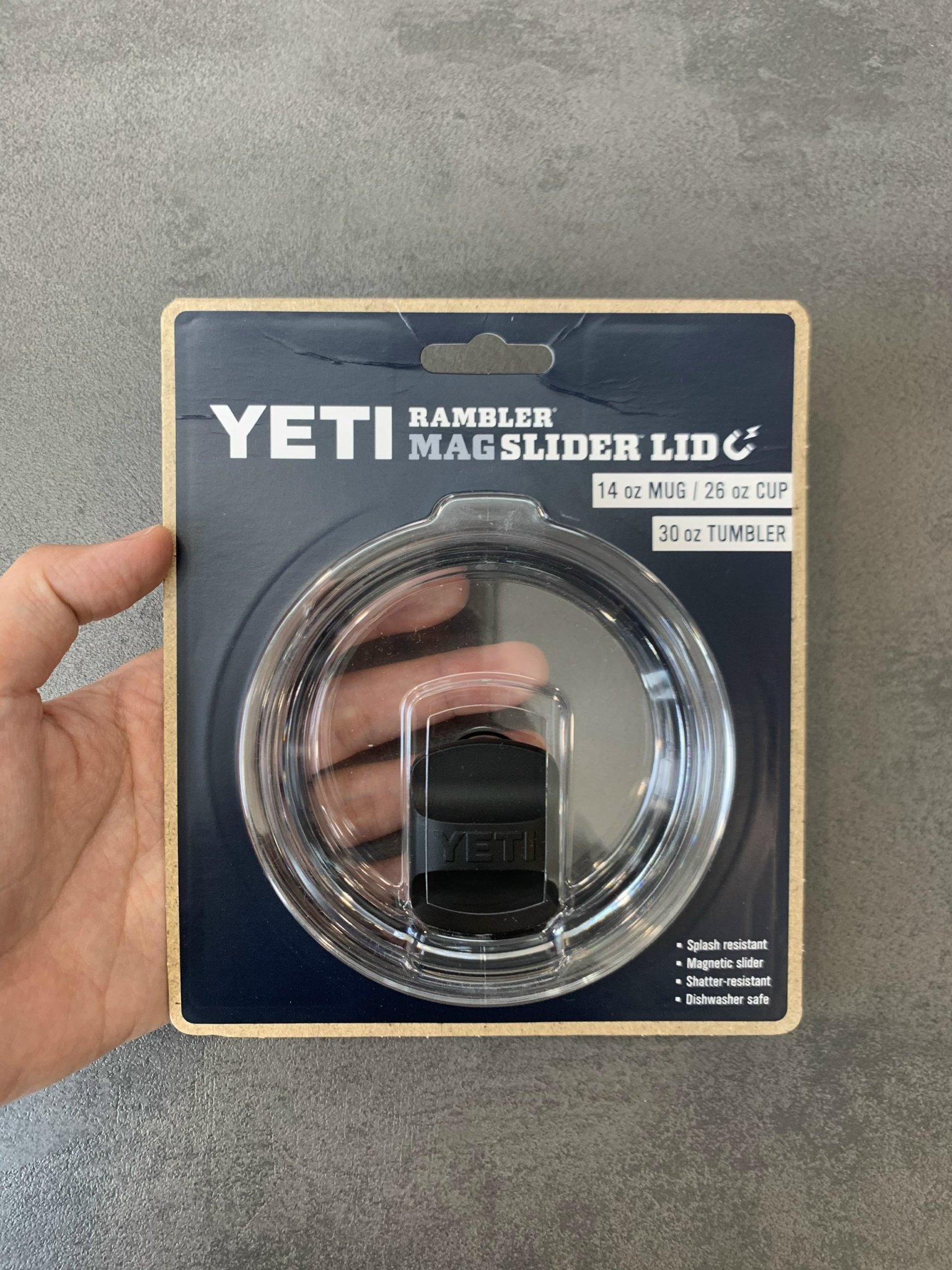 Yeti original accessories (Hotshot, straw cap and magslider S,M,L)