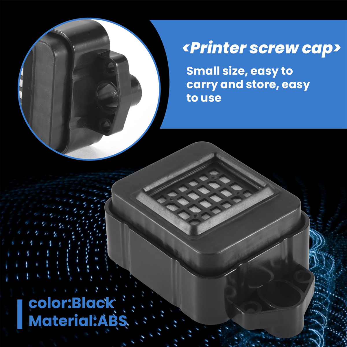 Printer Capping Top, Suitable for XP600 TX800 DX9 DX10 Print Head for Solvent Printer Capping Station