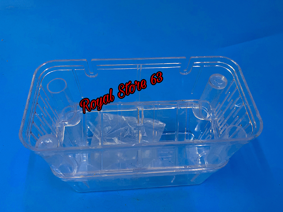 Lồng ấp dưỡng cá đẻ cho cá 7 màu guppy bằng meca (2 ngăn)