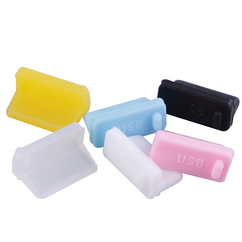 MREDL 10pcs silicone usb cap anti dust cover cap protector plug