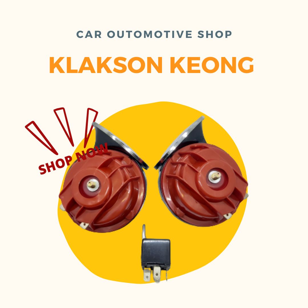 KLAKSON KEONG MERAH + RELAY KLAKSON MOBIL/MOTOR 12V Lazada Indonesia