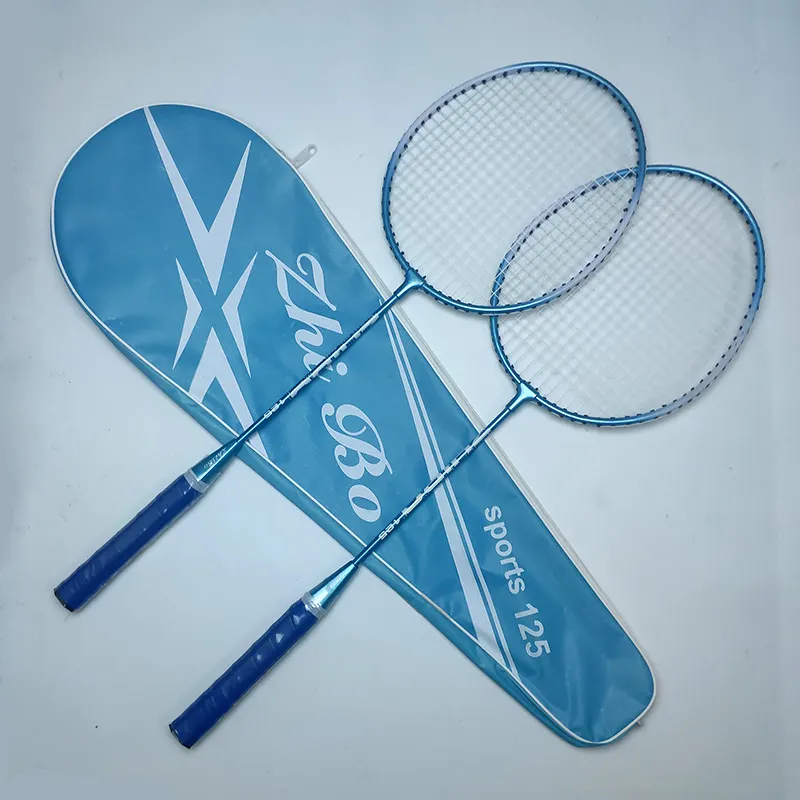 ภาพสินค้าTH BE ALONE Double alloy badminton racket sle for beginners Professional game use home game party game Available in two colors pink, blue จากร้าน TH BE ALONE บน Lazada ภาพที่ 1