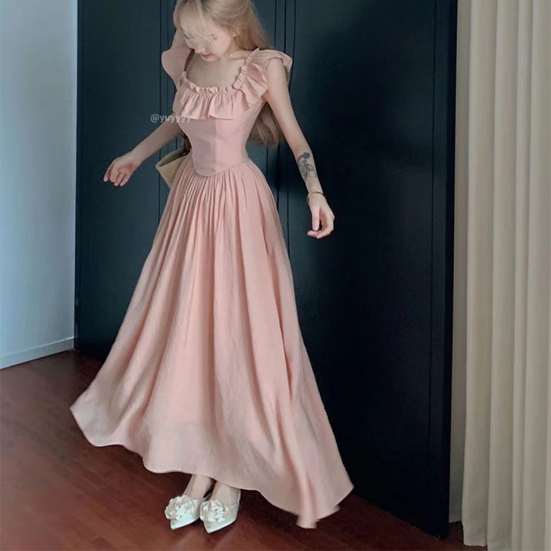 CHU MAN JIA Ruffled A-line dress