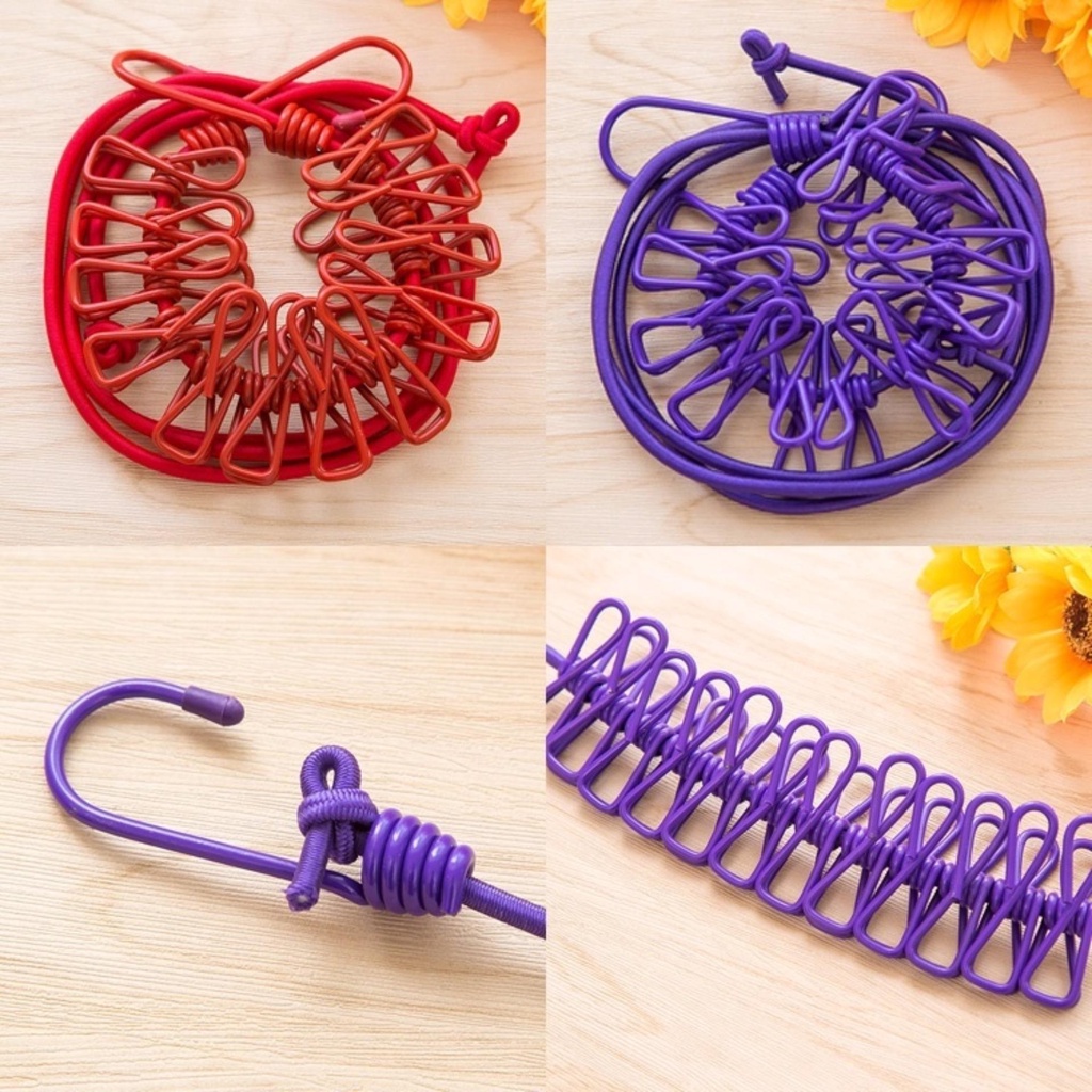 Dây phơi đồ có kẹp sắt thông minh - ThingKids