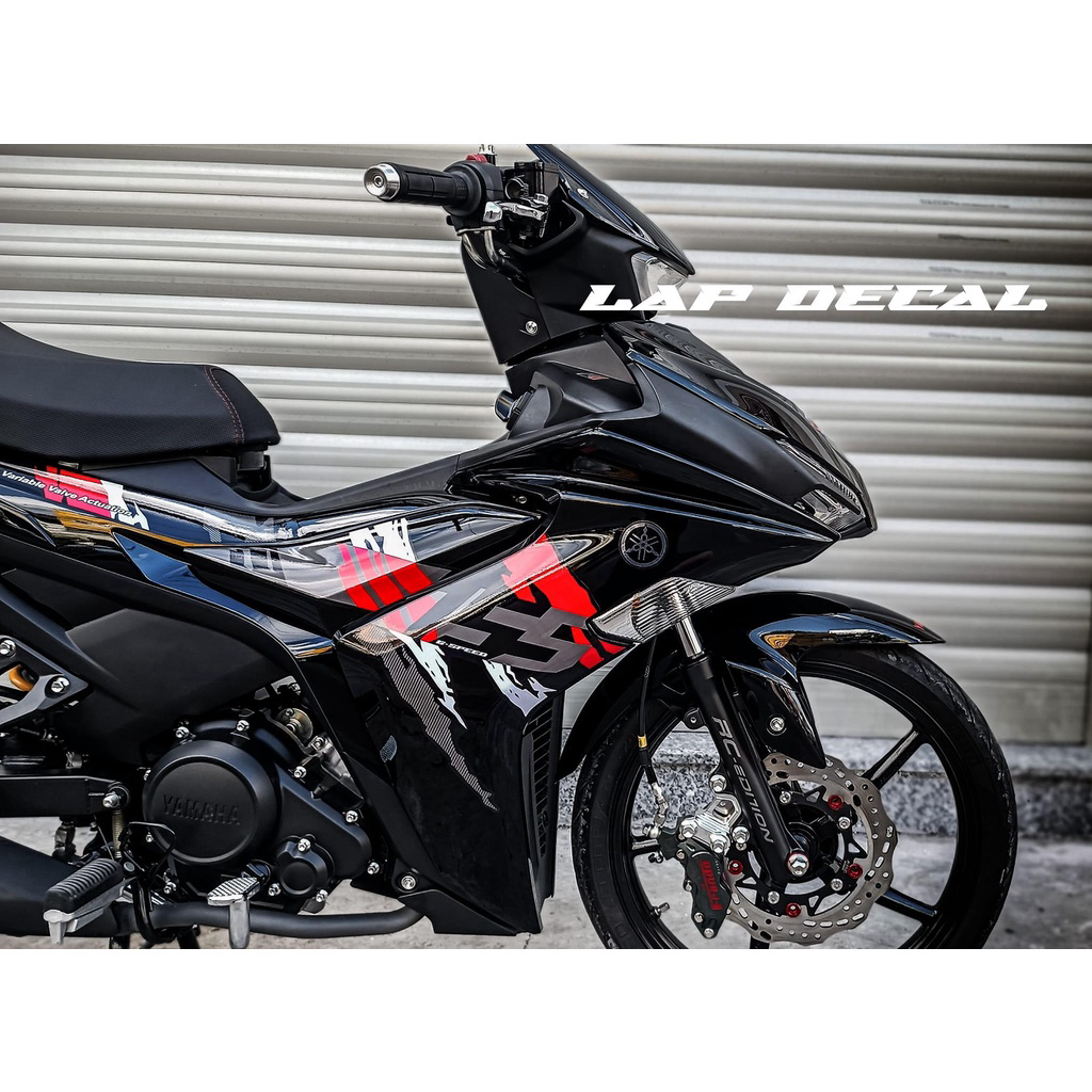 Tem rời Exciter 155 - Mẫu Y16ZR Special đỏ đen