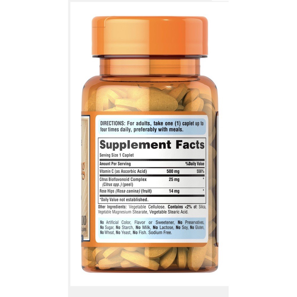Viên Bổ Sung Vitamin C Puritan's Pride