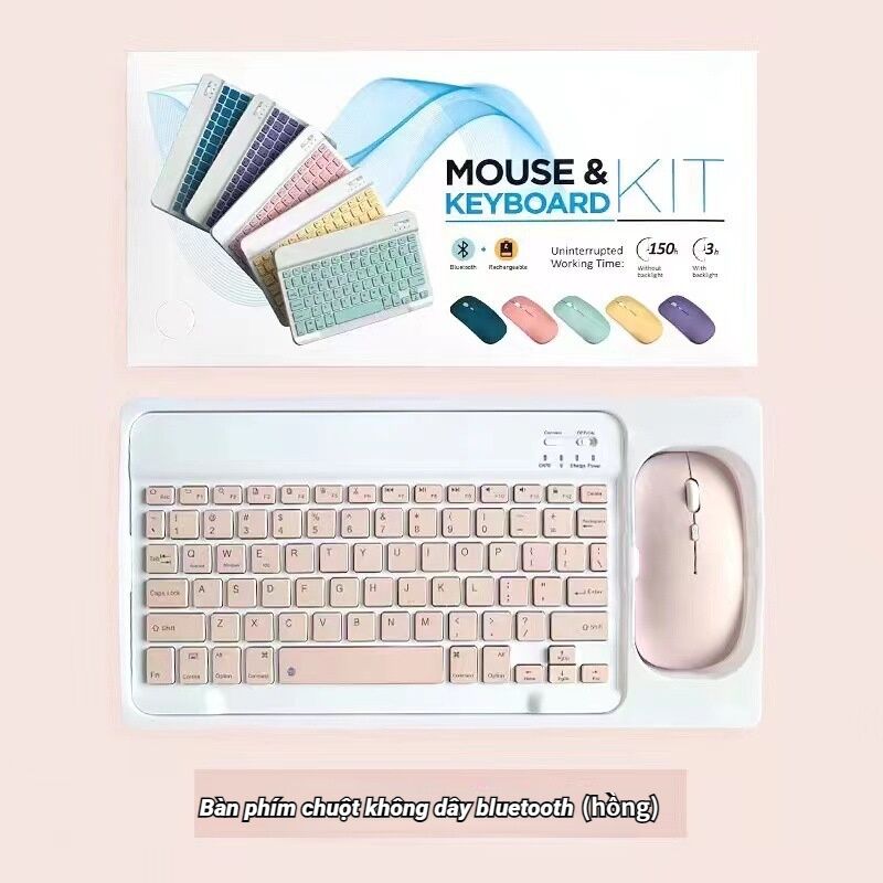 Universal Bluetooth wireless keyboard-Keyboard for Windows/Mac/Android/iOS/phone/iPad/tablet Bluetooth mouse low mute Bluetooth keyboard iPad color no noise small keyboard, bluetooth wireless keyboard, Bluetooth keyboard and mouse