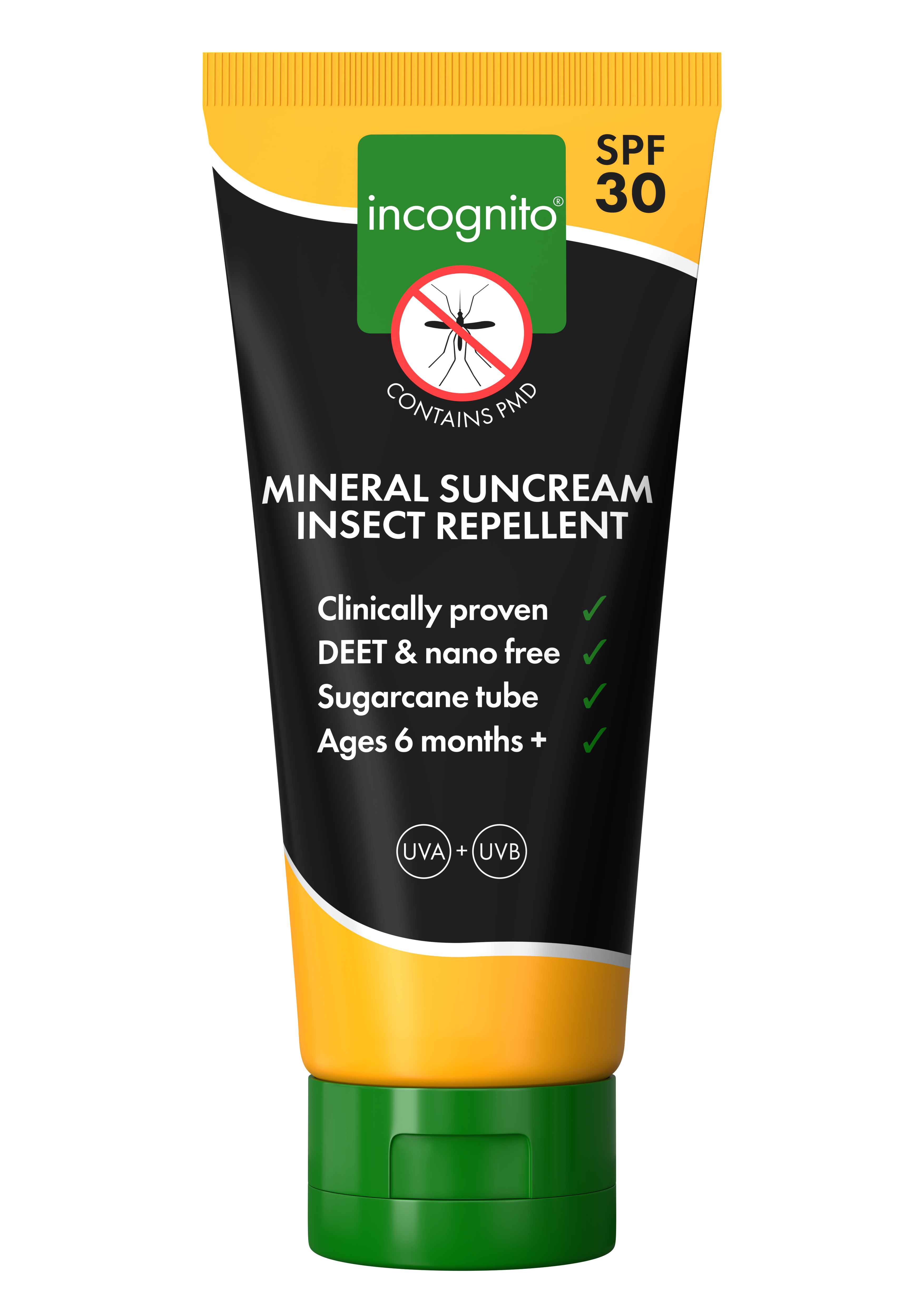 suntan cream with insect repellent