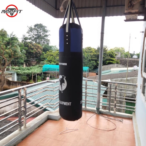 Bao cát boxing dây xích 0.6m - 1.2m có ruột