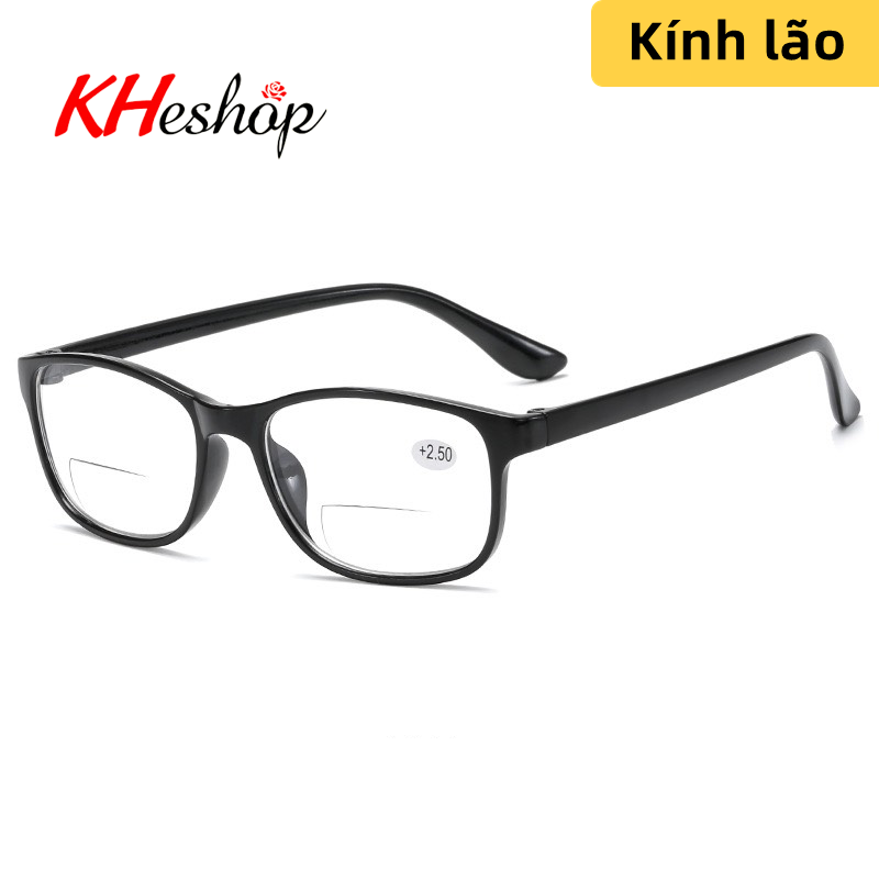 Kính Lão Đọc sách 2 tròng cho người cao tuổi trung niên siêu tiện dụng một chiếc kính 2 công dụng mã Y3030 - kheshop