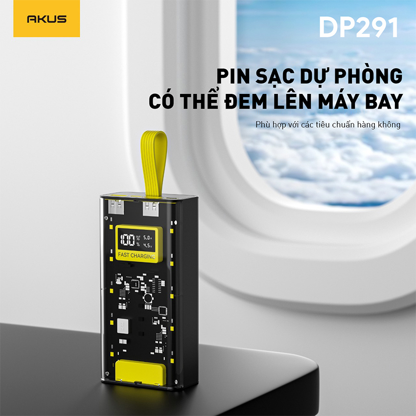 PIN SẠC DỰ PHÒNG AKUS DP291 - 20.000 MAH