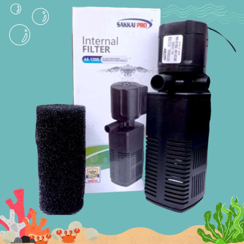 Pompa filter aquarium Internal filter SAKKAI AA 1200L