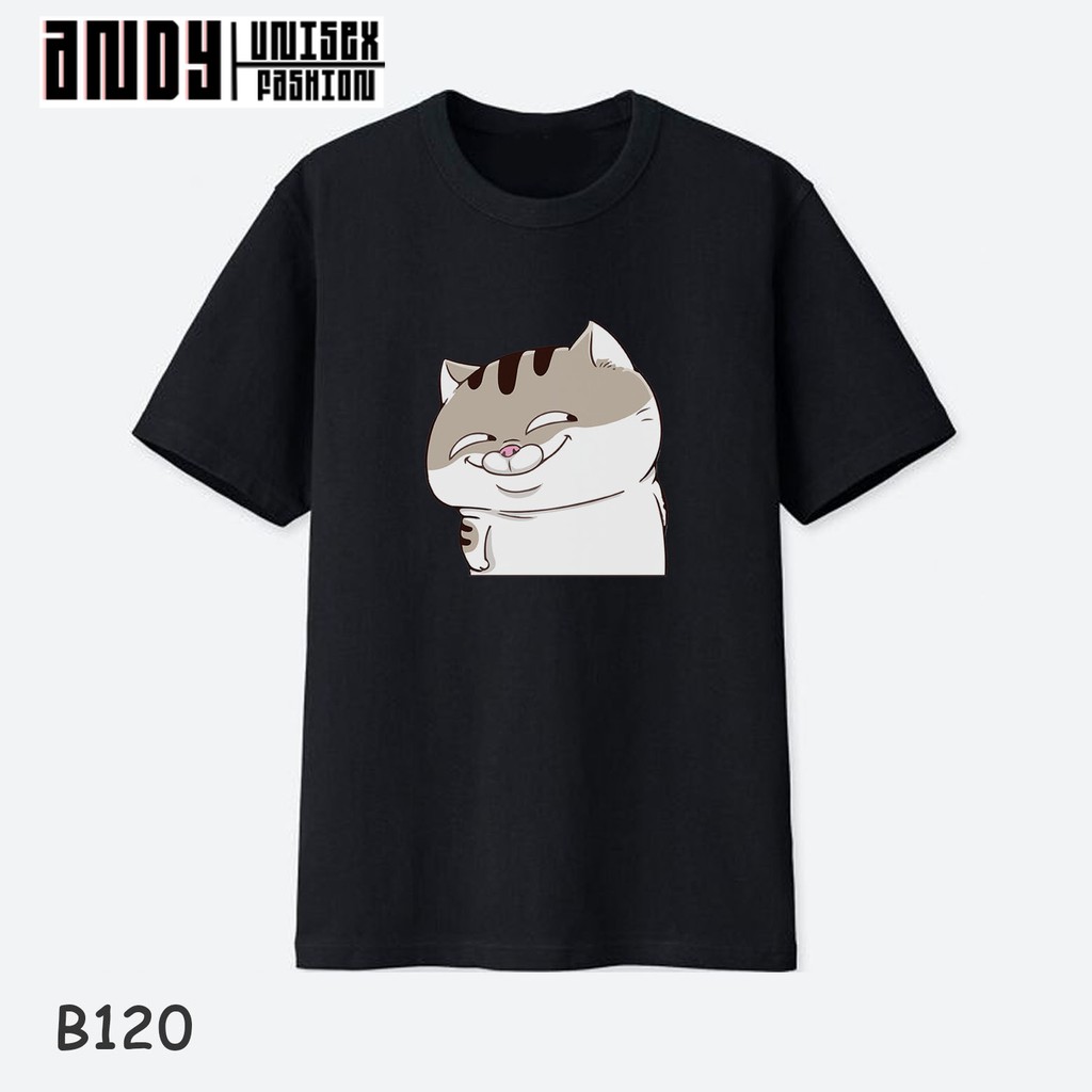 Áo Thun Basic Cotton Tee | Áo Thun Mèo Ami Bụng Bự (Mẫu 120-129)