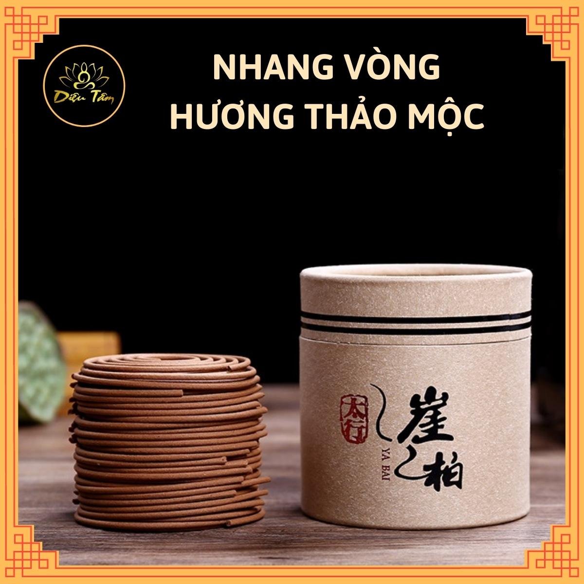 Nhang trầm vòng- nhang khoanh tặng trụ cài nhang nhang vòng hương vòng đồ thờ cúng
