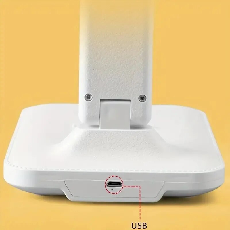 Led Eye Protection Desk Lamp Touch Dimming Bendable Table Lamp USB Charging Stand Light Student Dormitory Bedroom Bedse Light