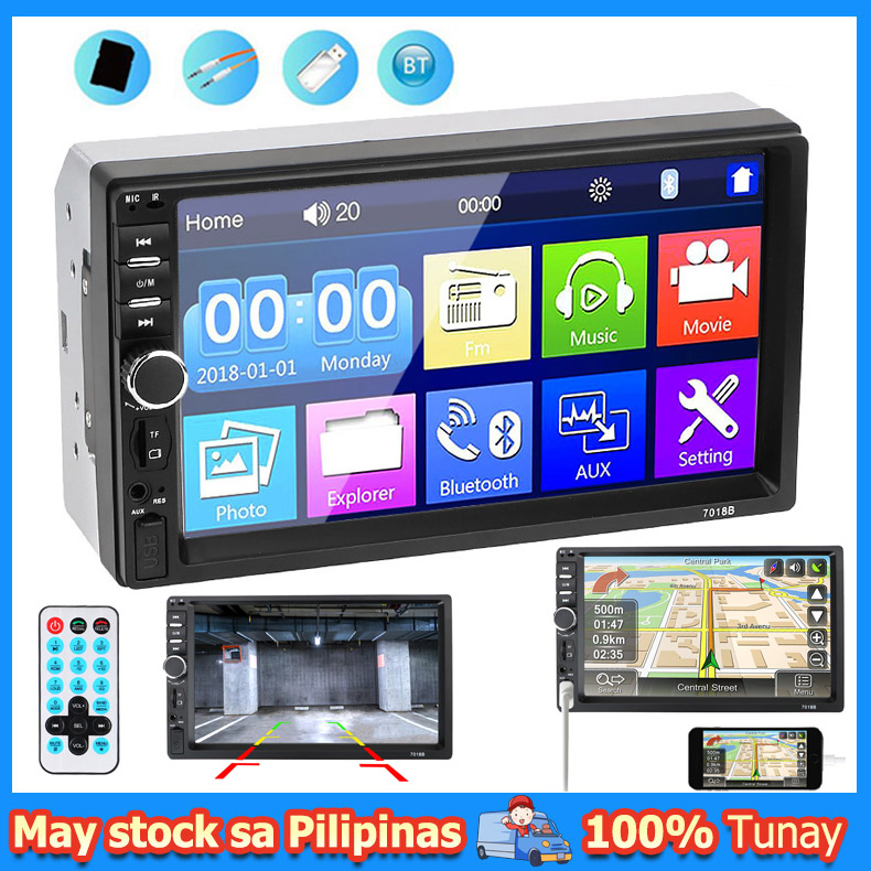 【Local Delivery】Car Radio 2Din Universal 7inch HD IOS/Android