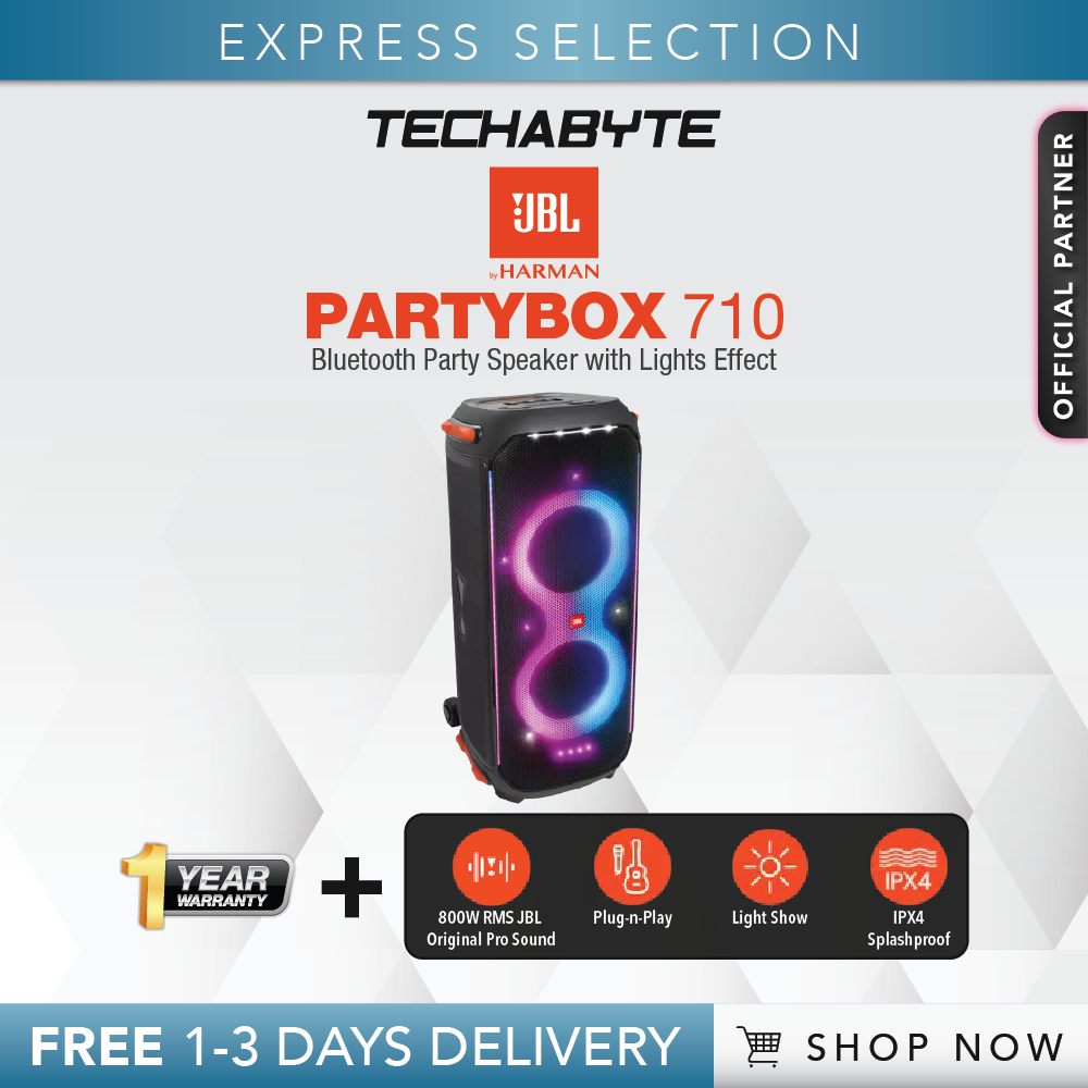 JBL® PartyBox 710 and PartyBox 110 light up the party