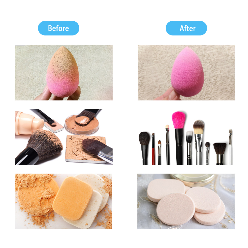 Máy Giặt Mini Tự Động Mút Trang Điểm Dụng Cụ Làm Sạch Mút Trang Điểm Máy Làm Sạch Mút Trang Điểm Dụng Cụ Làm Sạch