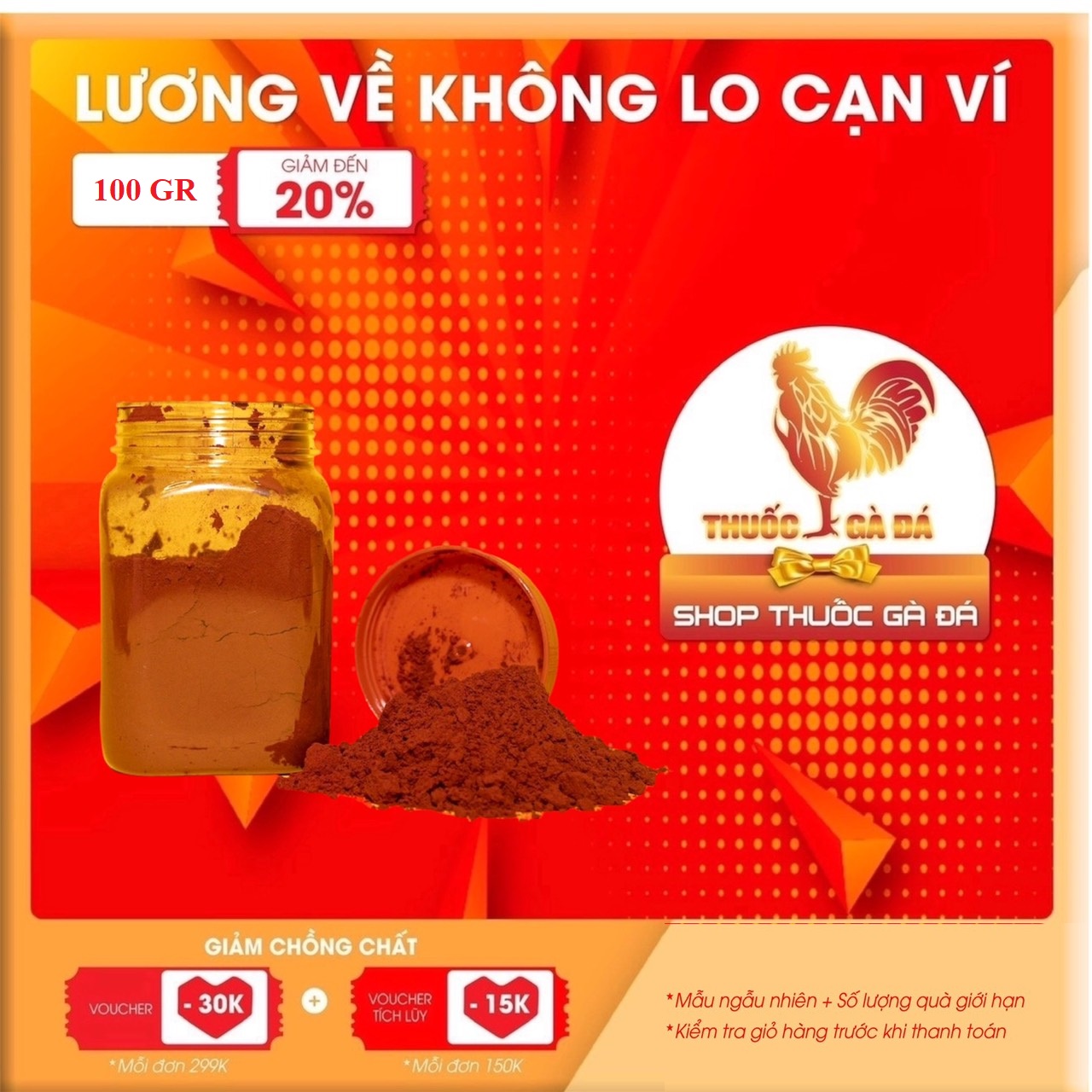 Bột Nghệ Đỏ Cao Cấp Cho Gà Đá - Bột Nghệ Gà Chọi