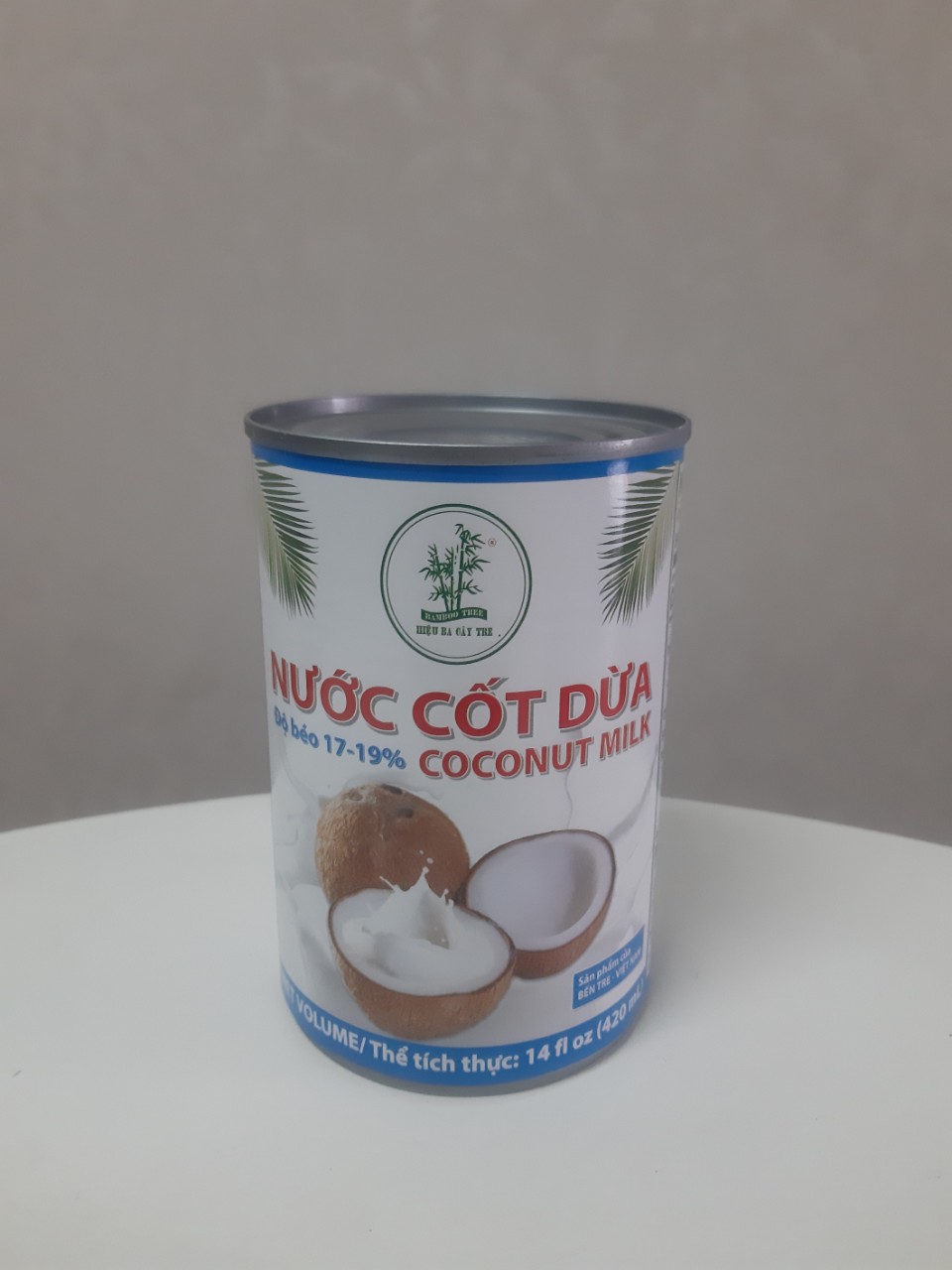 Nước Cốt Dừa Đóng Lon Ba Cây Tre, độ béo 17-19%