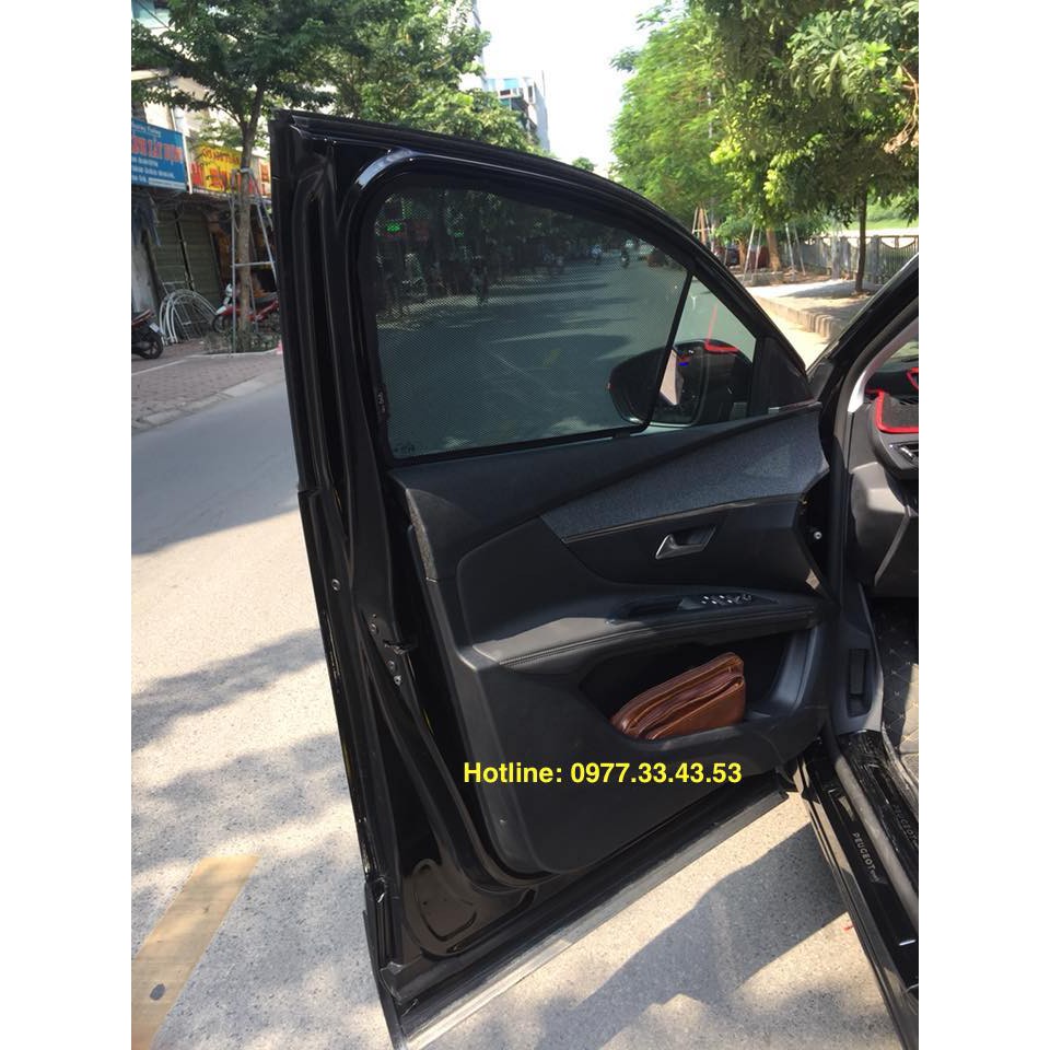 Rèm che nắng xe peugeot 5008 - 3008 - 508 - 408 hàng loại 1 có nam châm - bảo hành 2 năm