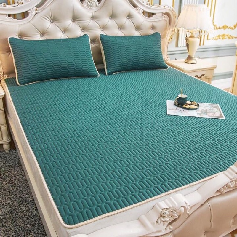 [TẶNG 2 VỎ GỐI] CHIẾU ĐIỀU HÒA TENCEL LATEX CAO SU NON [1m2; 1m4; 1m5]
