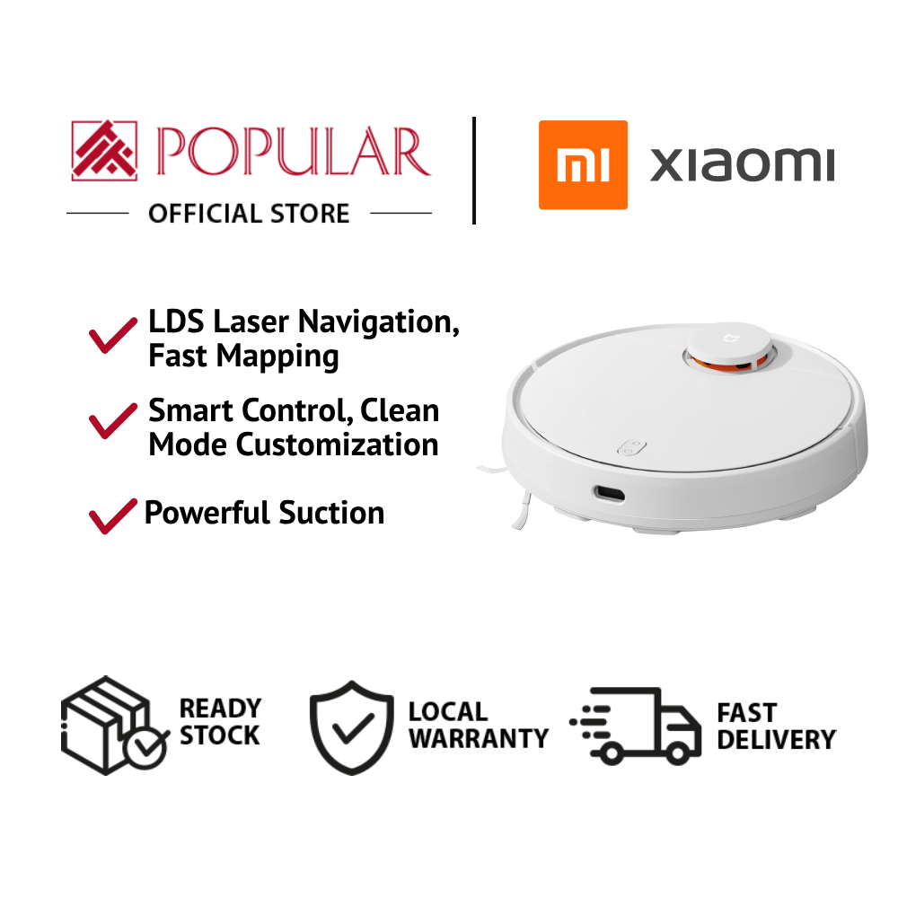 XIAOMI Robot Vacuum S10 LDS Laser Navigation Powerful Suction