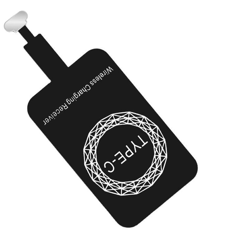 Aiqinhaimaoyi 1 cái máy thu sạc không dây phổ thông Qi tiêu chuẩn Micro USB Loại-C thích hợp cho Android Huawei sạc iPhone vá