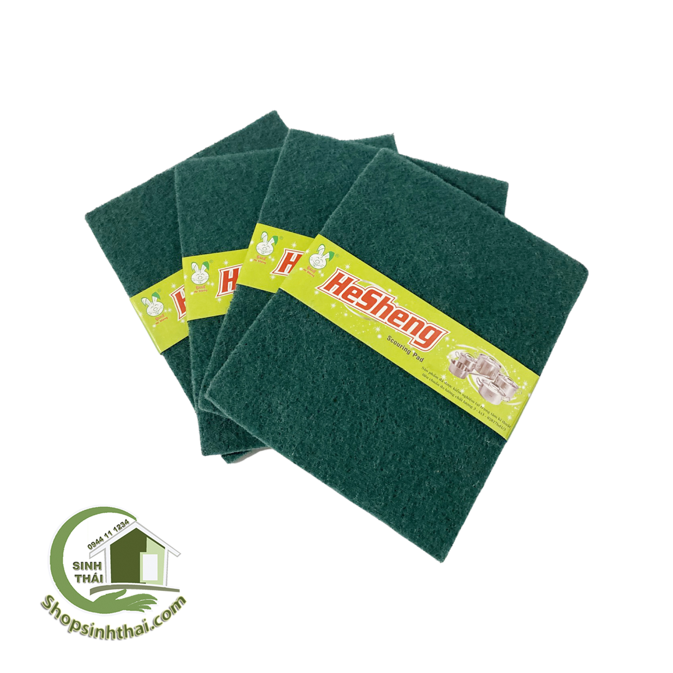 Miếng cước rửa chén màu xanh - Miếng cọ rửa chén nhám lớn [ 1 miếng ] [ Kho sỉ ]