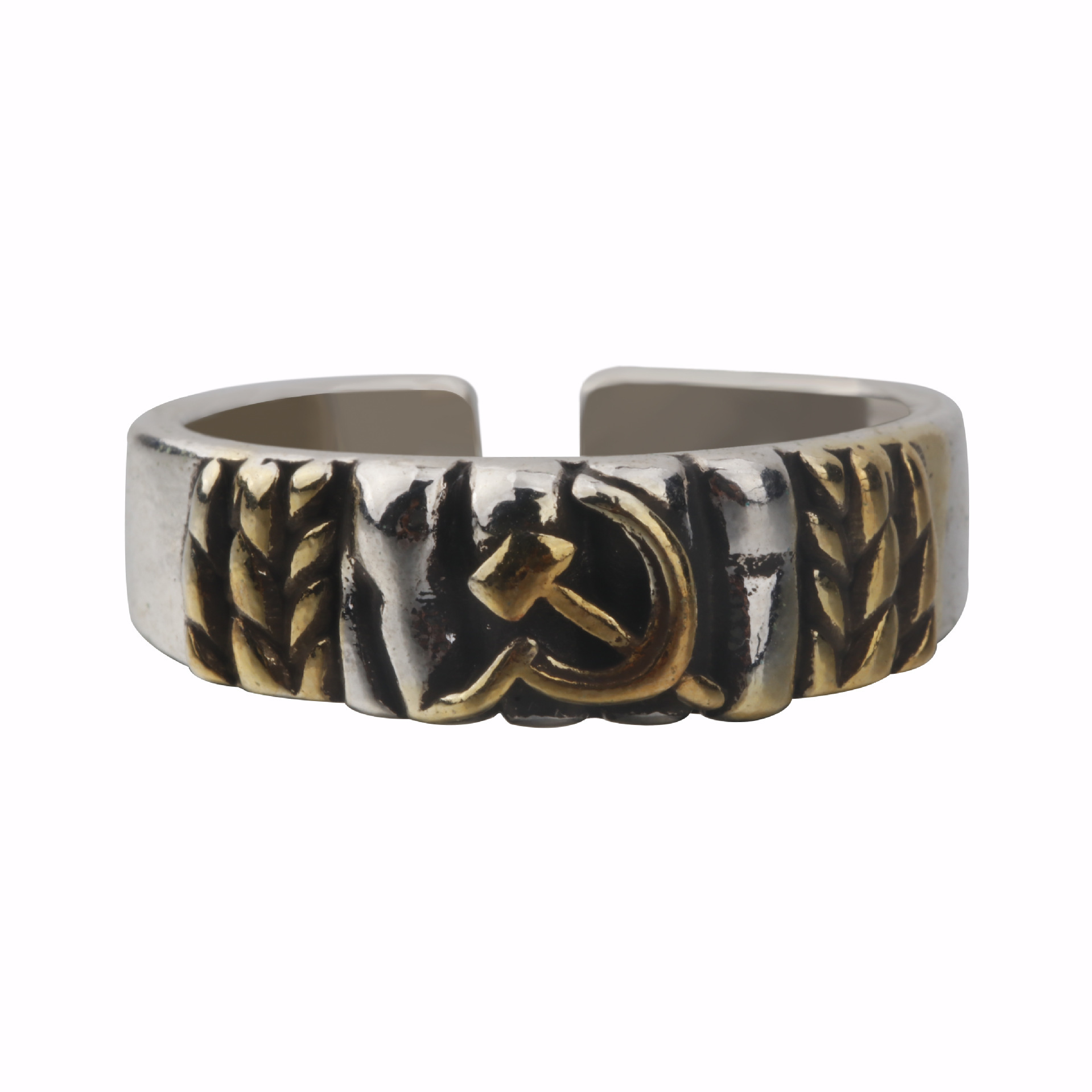 Red Fist Rings 【Top Picks】Soviet Union Iron Fist Red Star Ring Male Mercenary Society ...