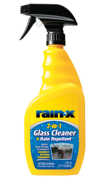 Rain-X 2-in-1 Glass Cleaner with Rain Repellent Trigger 23oz