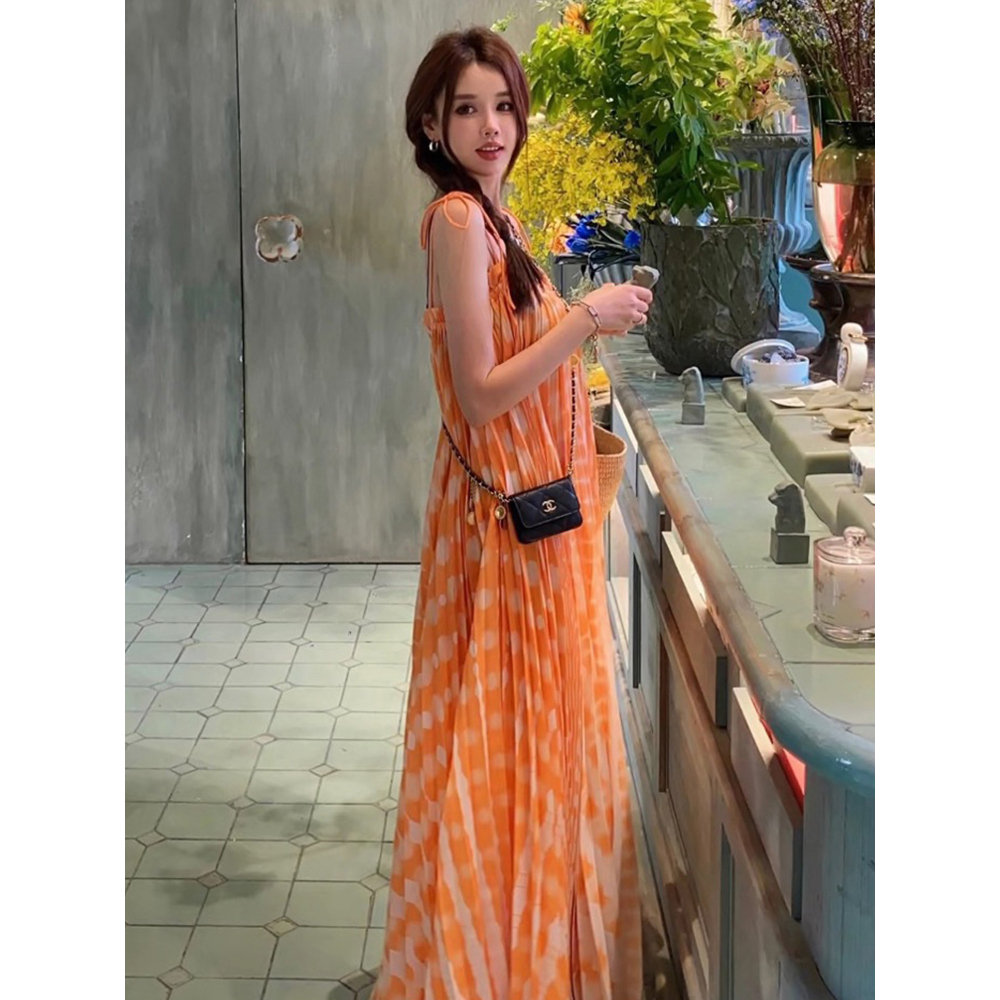 Váy maxi The Orange Dress by Jane