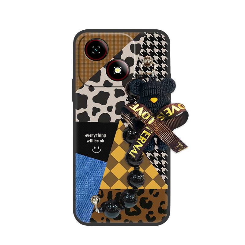 Black%20pearl%20pendant%20Dirt-resistant%20Phone%20Case%20For%20ZTE%20Blade%20A35E%20Waterproof%20silicone%20Back%20Cover%20soft%20case%20Cartoon%20cute%20-%20Image%205