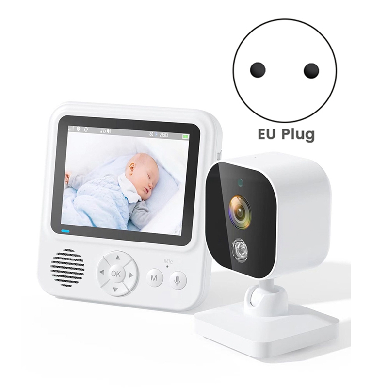 2.8Inch Wireles Baby Monitor with Camera Audio 2-Way Talk Video Babyphone IPS Screen Baby Videophone Baby Nanny