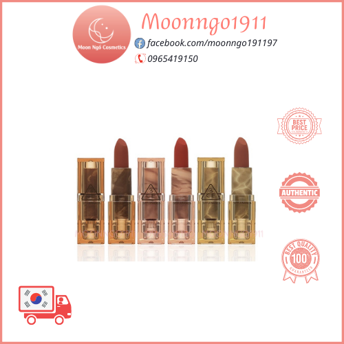 Son Thỏi Lì 3.C.E Soft Matte Lipstick DEEP UNDER - MORE DEEP