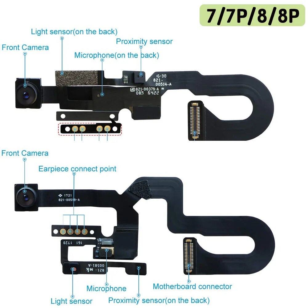 Front%20Camera%20with%20Sensor%20Proximity%20Light%20Microphone%20Flex%20Cable%20+%20Earpiece%20Speaker%20+%20Full%20Screws%20Kit%20For%20iPhone%207%207Plus%208G%208%20Plus%20-%20Image%203