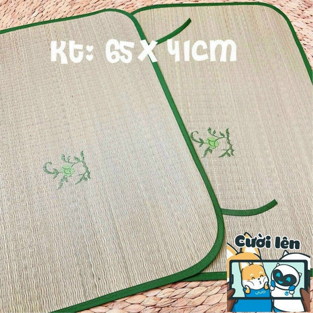 Chiếu cói, chiếu cỏ 2 size lớn nhỏ cho bé