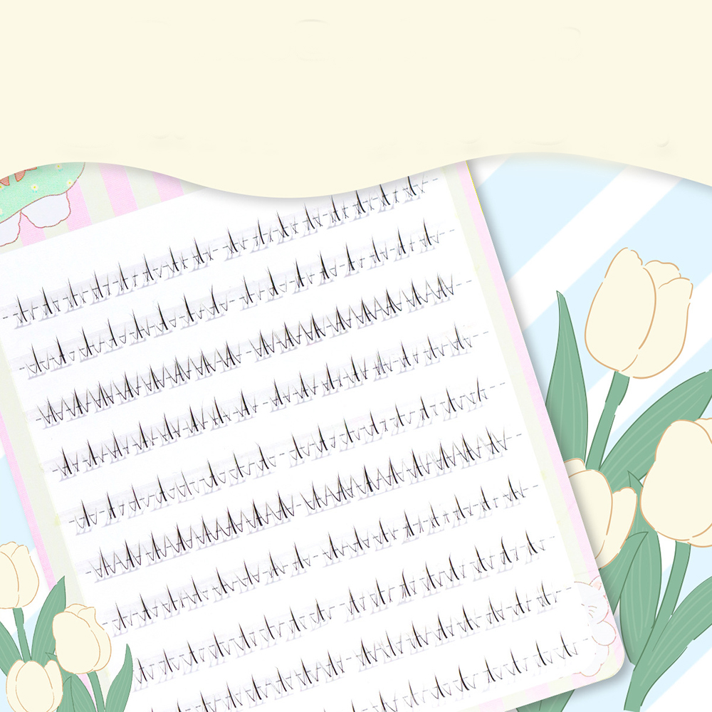 Sanhe Segmented Small Flame Natural False Eyelashes Cute Comic Costume