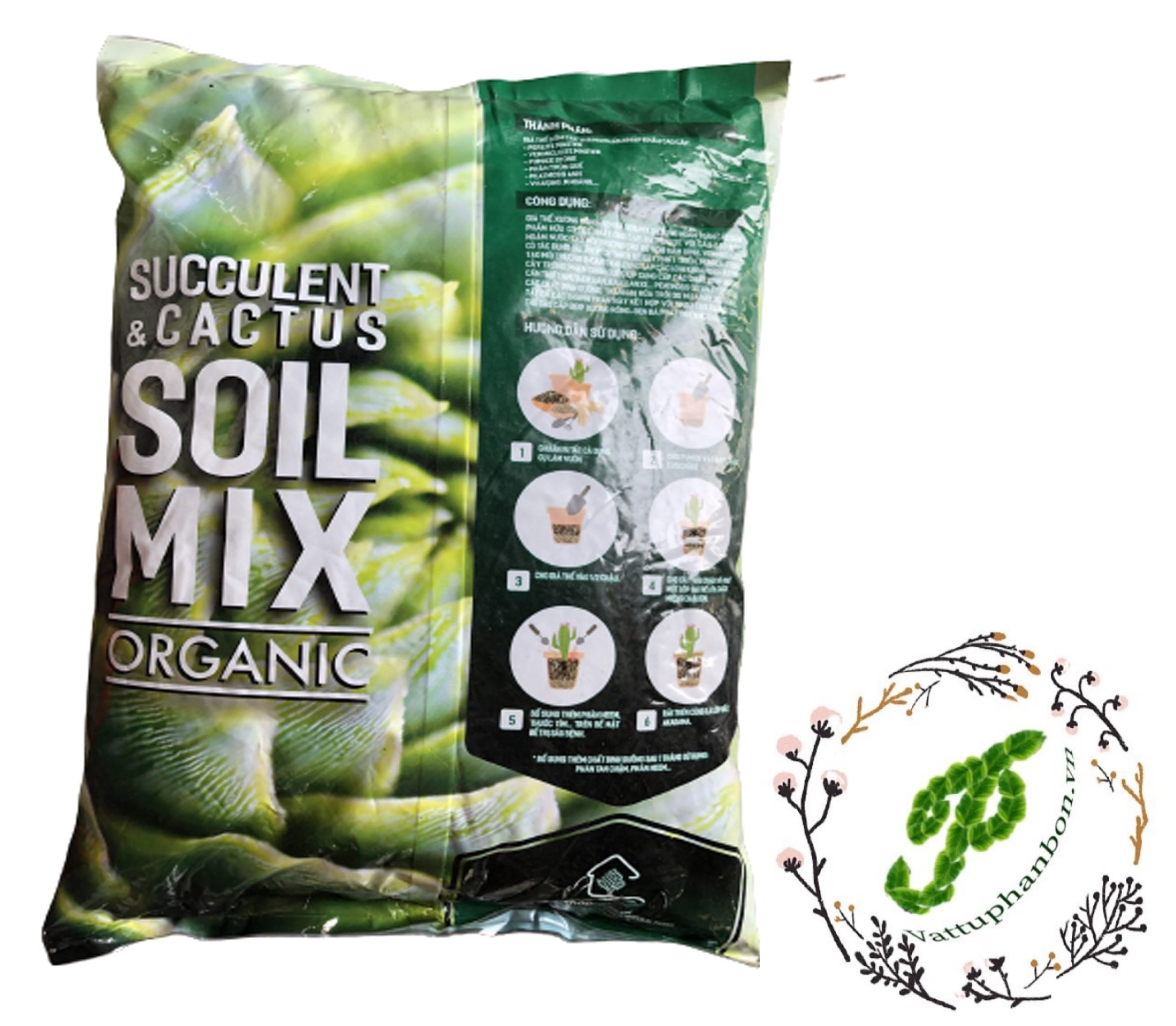 Đất Soil Mix (Trồng Sen Đá) - #036D# 6kg