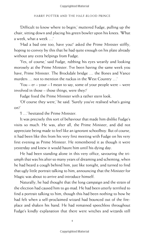 Harry Potter and the Half-Blood Prince ( Book 6)