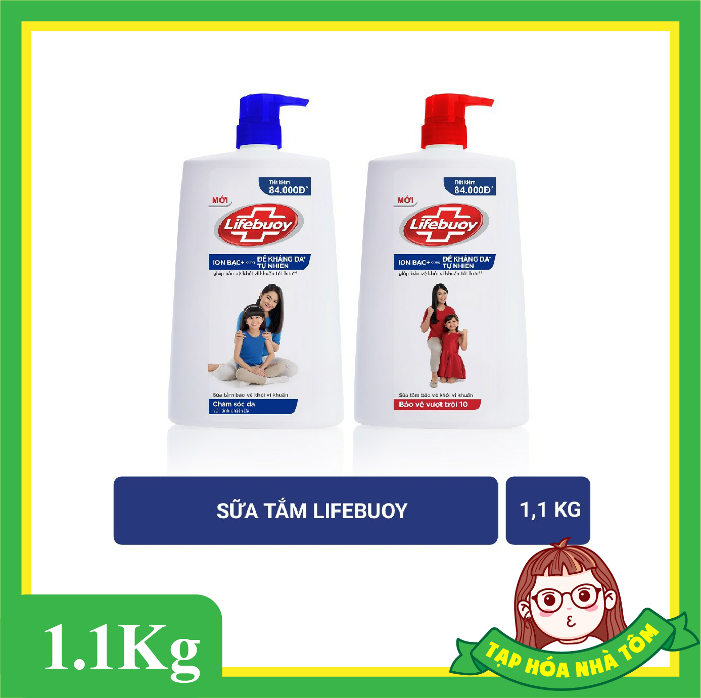Sữa tắm Lifebuoy chai 1.1kg