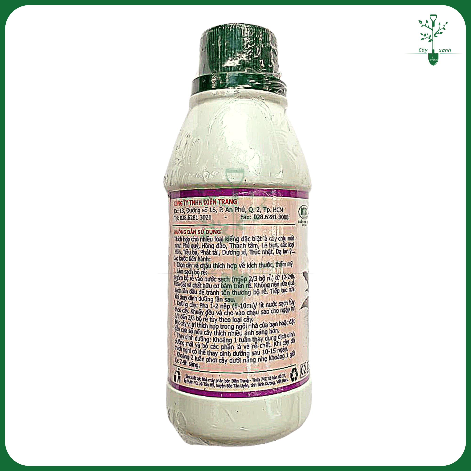 Phân Bón Lá Thủy Canh Kiểng Chai 100ml - Điền Trang