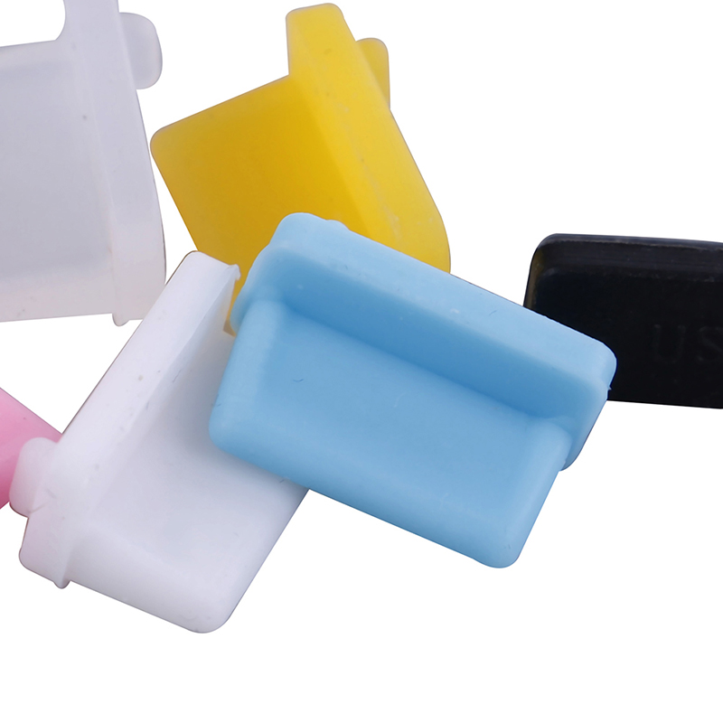 MREDL 10pcs silicone usb cap anti dust cover cap protector plug