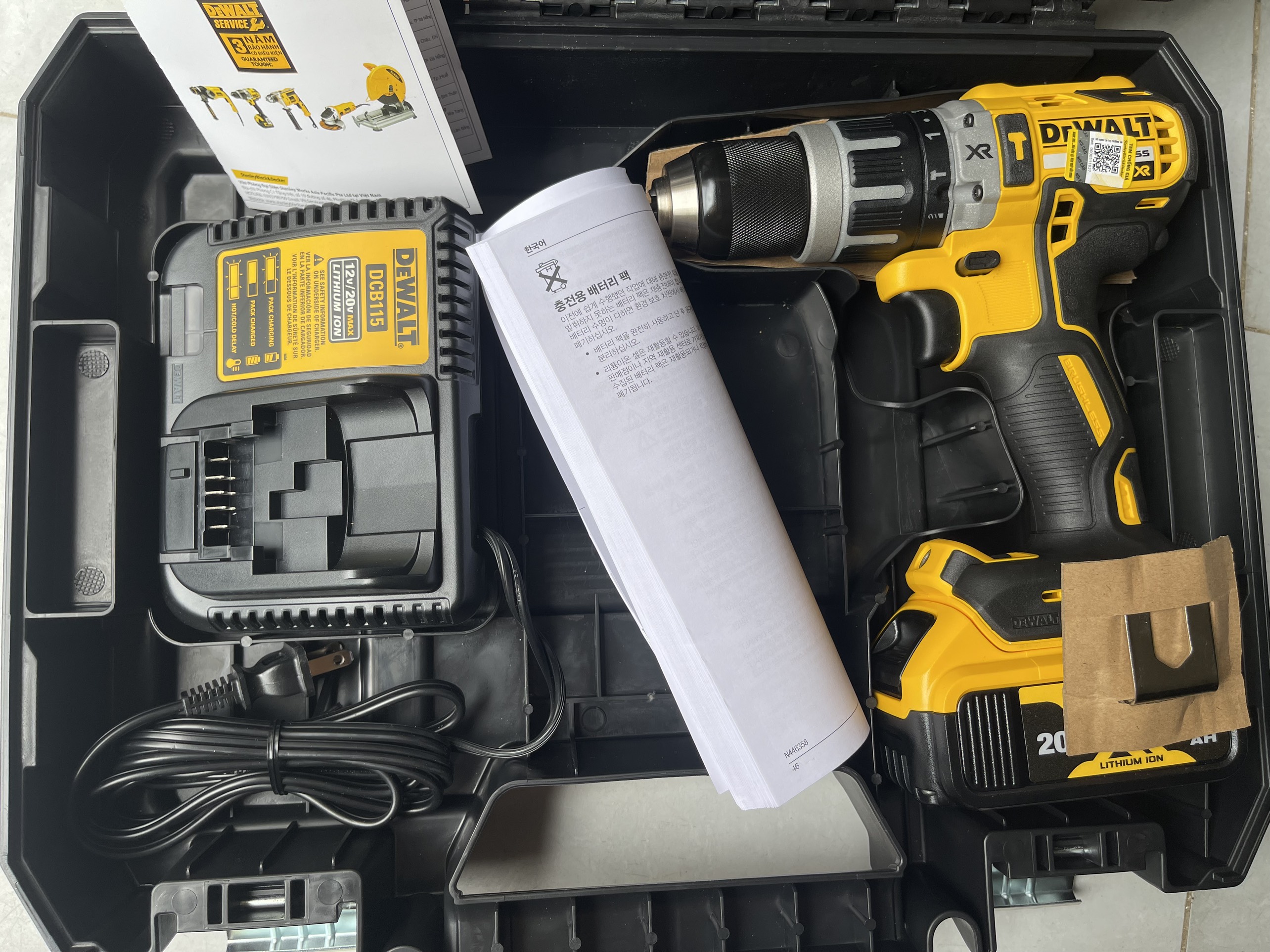 [HCM]Dewalt DCD796 BH 36 tháng