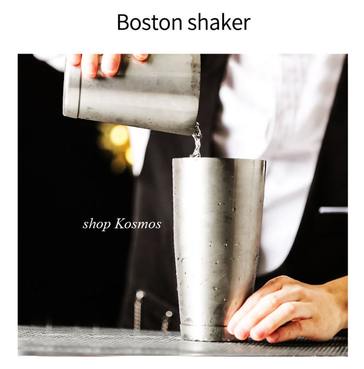 Bình Lắc Pha Chế 2 Mảnh, Boston Shaker Chất liệu Inox 2 Đáy
